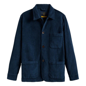 Labura Corduroy Chore Coat Navy - Chore Coat
