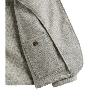Labura Herringbone Wool Chore Coat Grey - Chore Coat