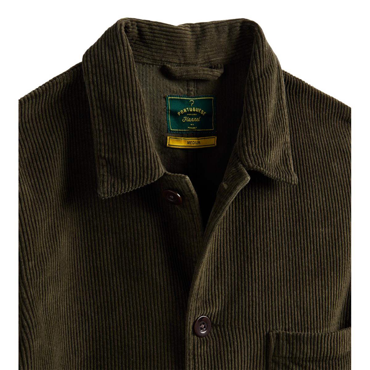 Labura Jacket Olive Corduroy - Chore Coat