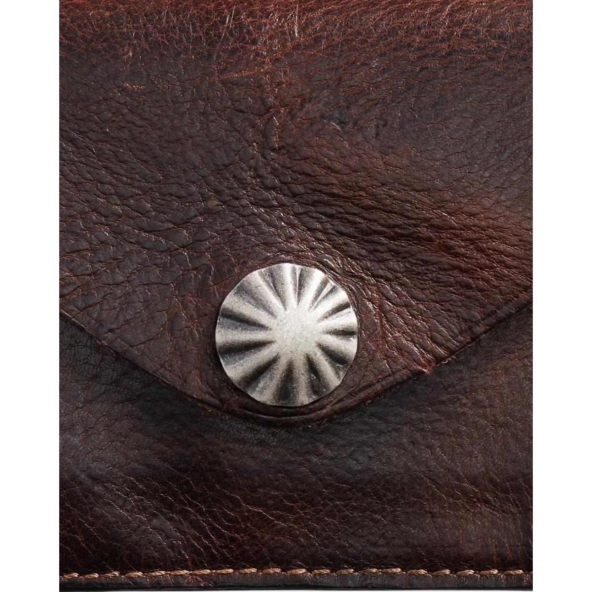 Leather Card Case Dark Brown - Wallet