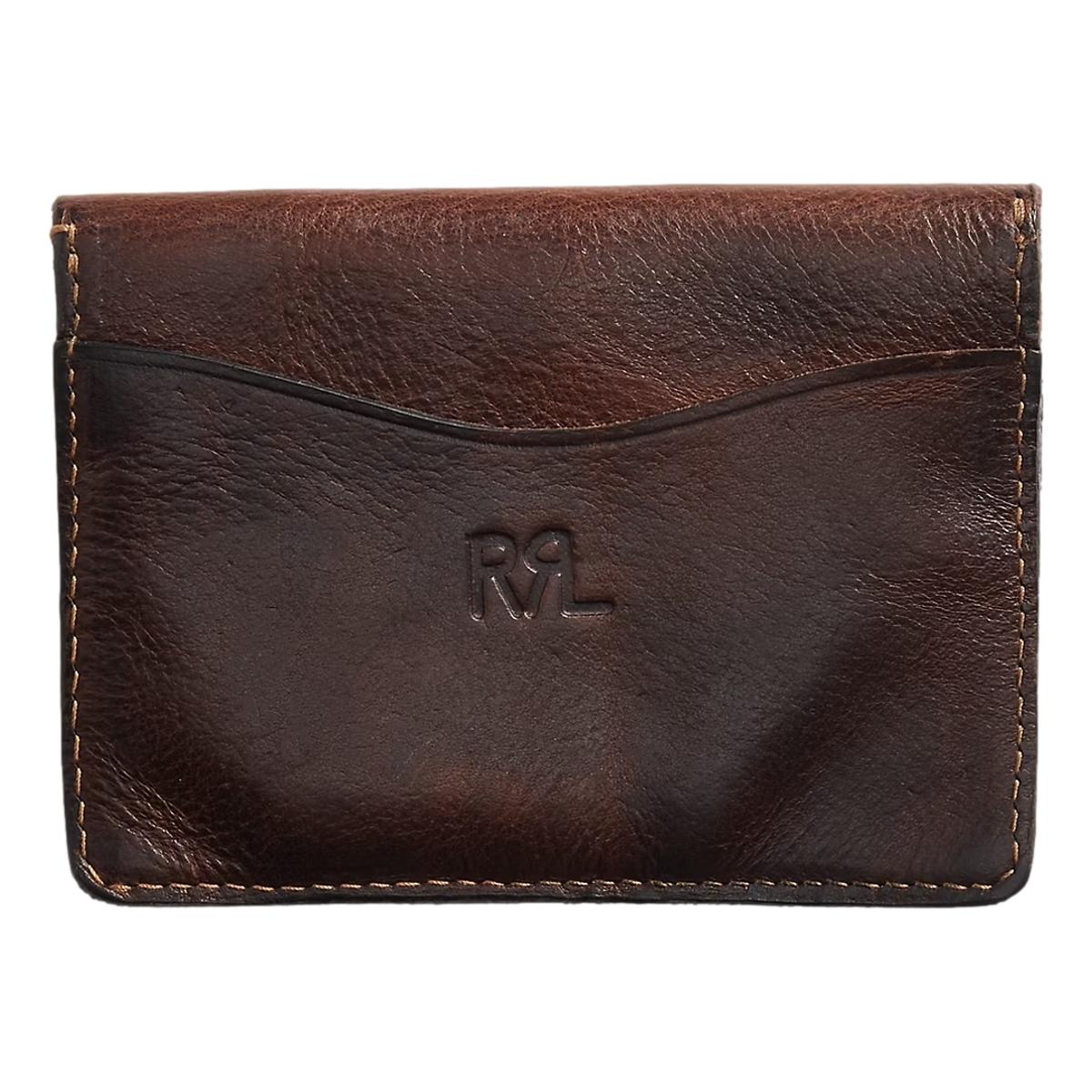 Leather Card Case Dark Brown - Wallet