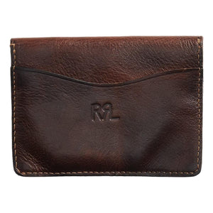 Leather Card Case Dark Brown - Wallet