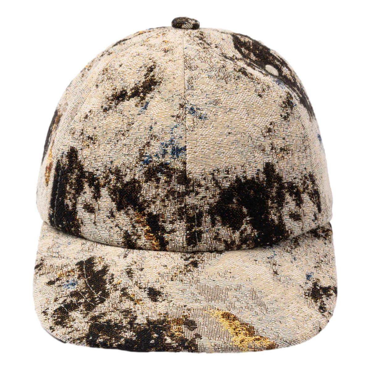 Leuchars Cap in Brown Camo Jacquard - Hat