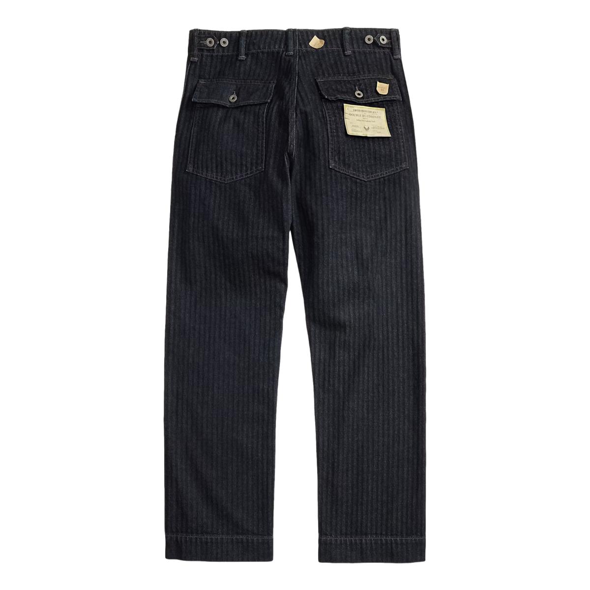 Limited-Edition Indigo Herringbone Pant - Fatigue Pants