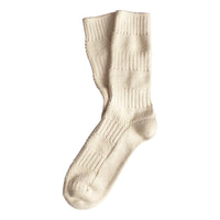 Link Collection Canalé Raw White Socks - Socks