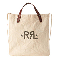 Logo Canvas Market Tote Greige - Bag