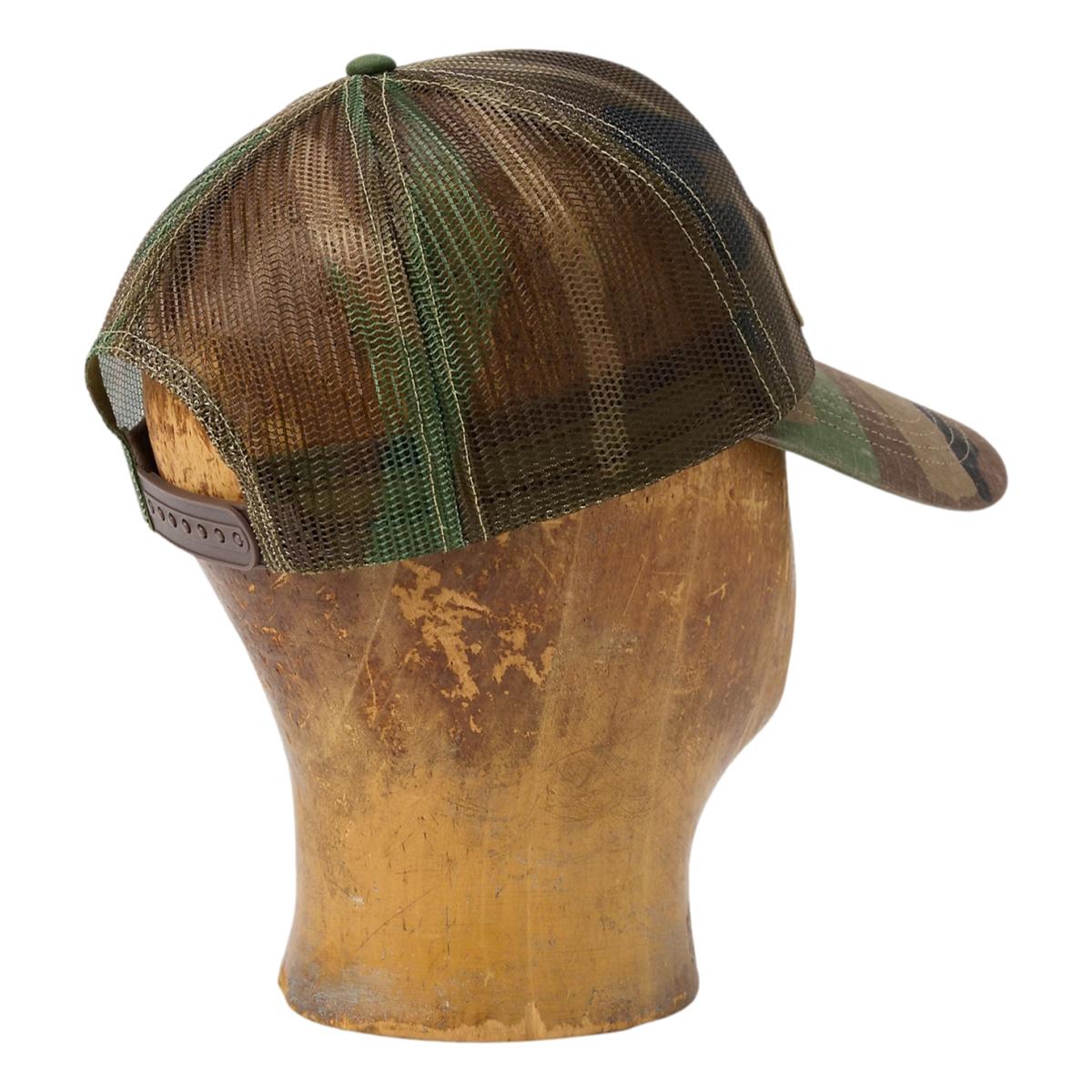 Logo-Patch Woodland Camo Mesh Trucker Cap - Hat