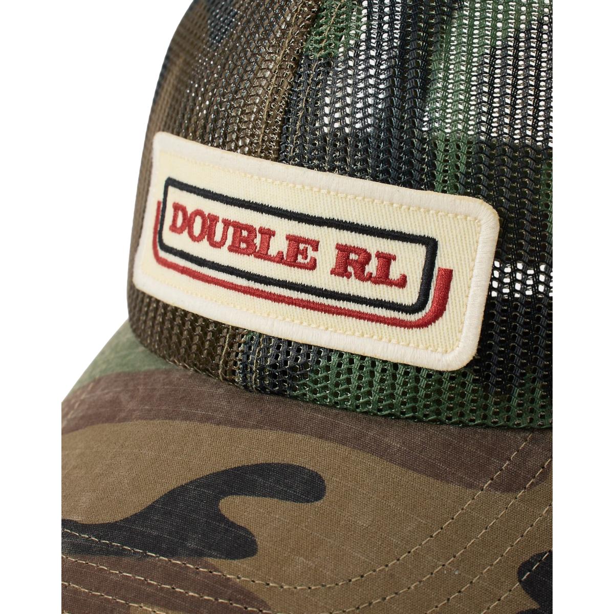 Logo-Patch Woodland Camo Mesh Trucker Cap - Hat