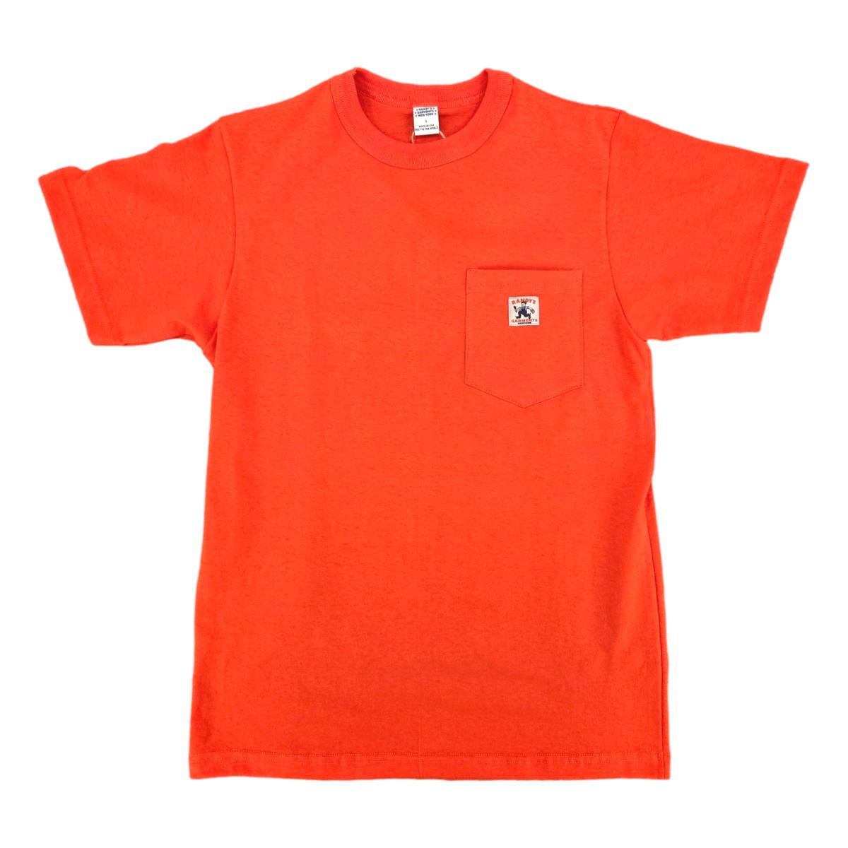 Logo Pocket Tee Dark Orange - T Shirt