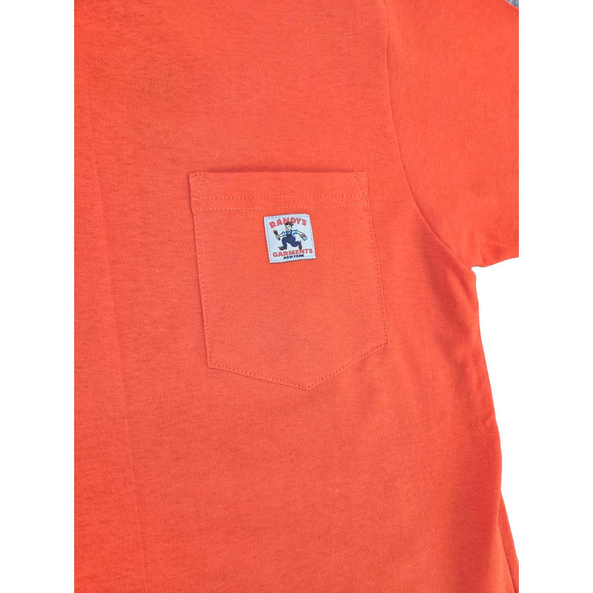 Logo Pocket Tee Dark Orange - T Shirt