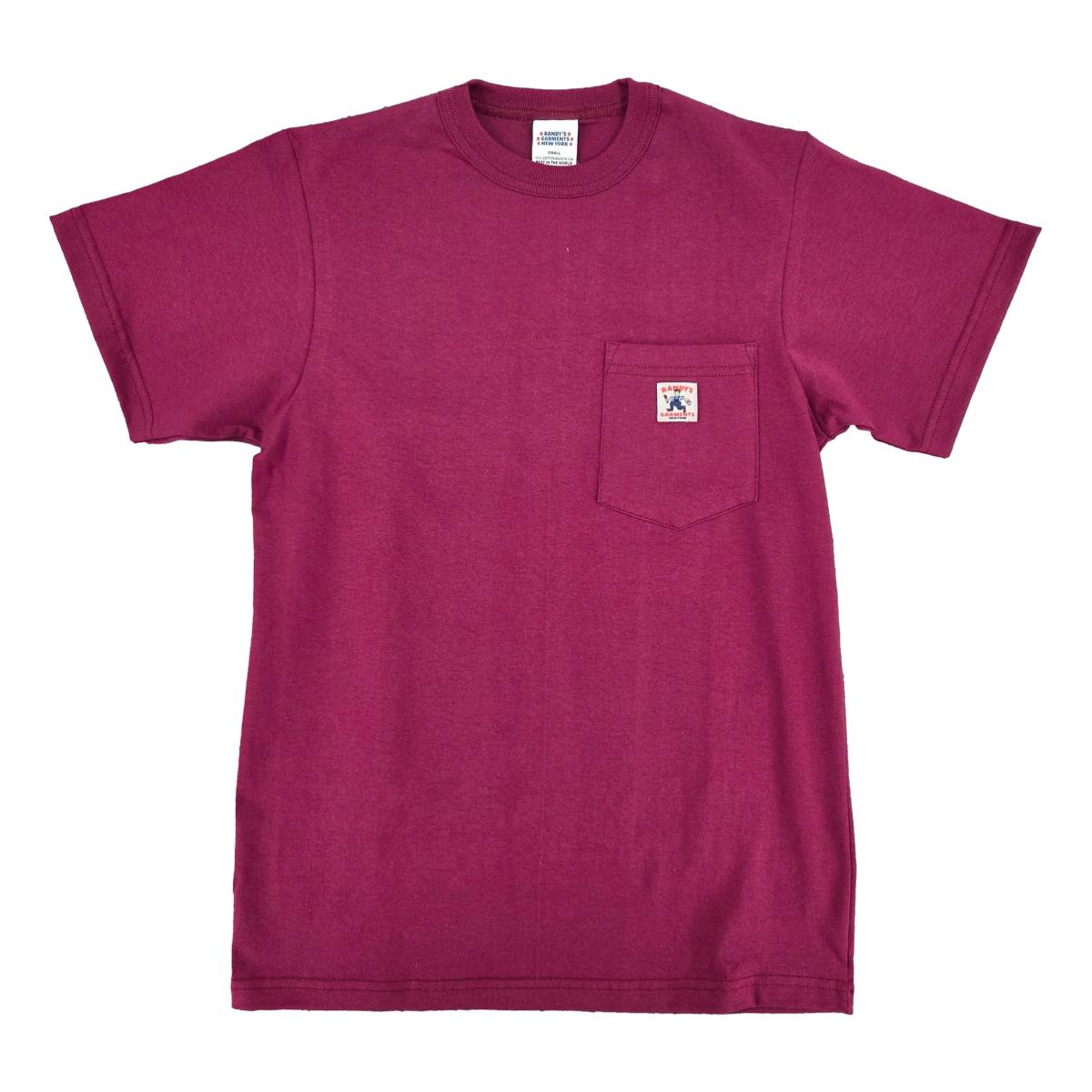 Logo Pocket Tee Maroon - T Shirt