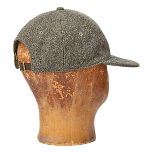 Logo Wool-Blend Felt Ball Cap Grey - Hat