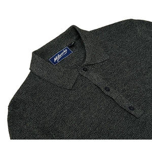 Long-Sleeve Polo Sweater Verdant - sweater