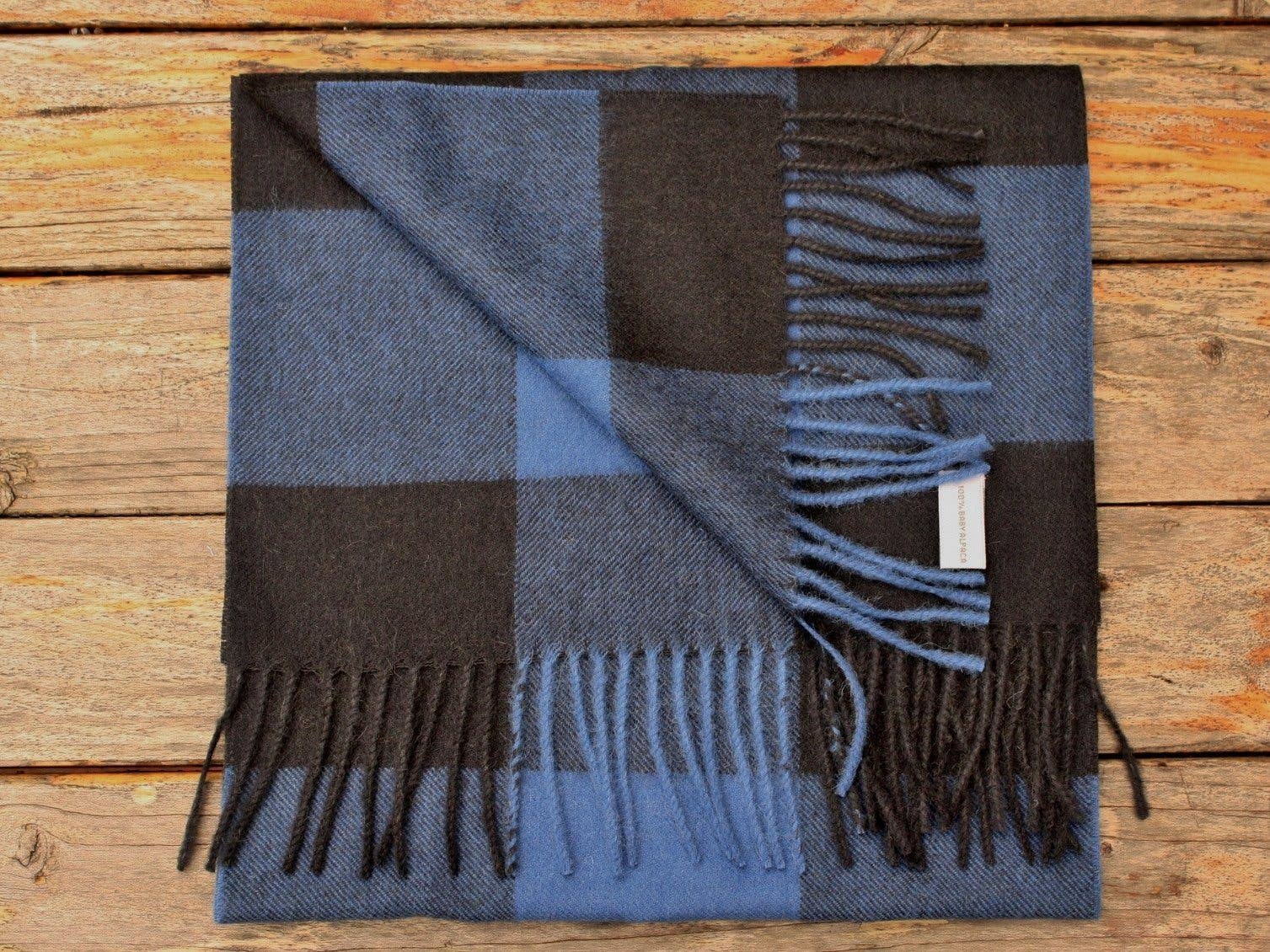 Choice Alpaca Products - Luxury Square Alpaca Scarf: