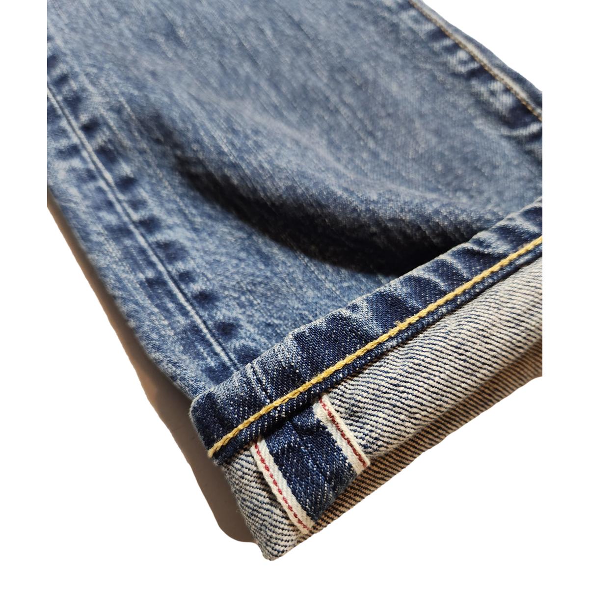 M8 Straight 14oz Indigo Selvedge Aged Denim