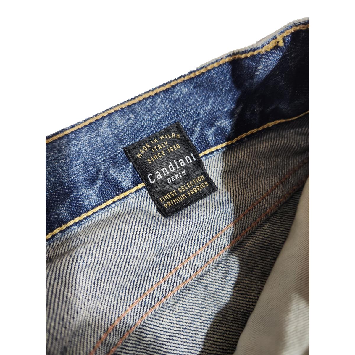 M8 Straight 14oz Indigo Selvedge Aged Denim