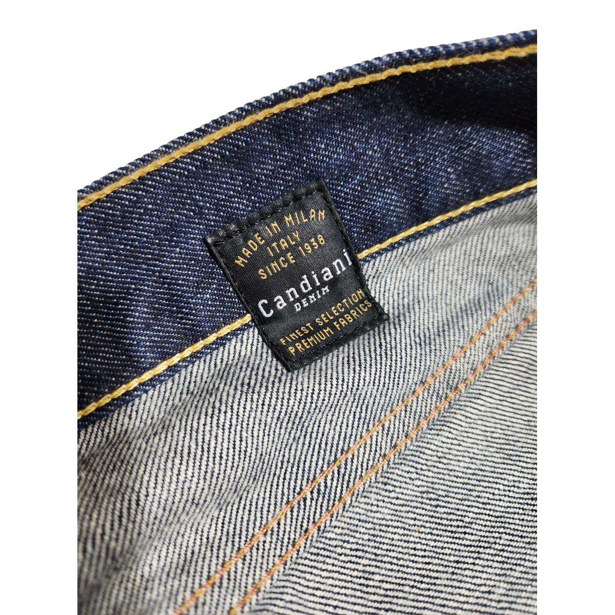 M8 Straight 14oz Indigo Selvedge Rinsed Denim