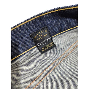 M8 Straight 14oz Indigo Selvedge Rinsed Denim