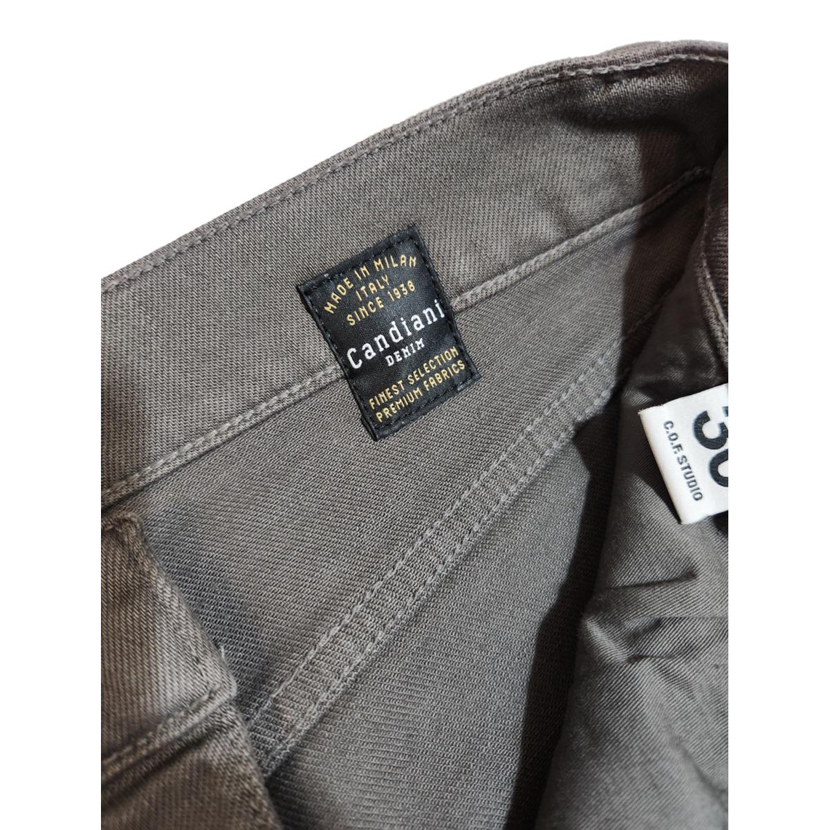 M8 Straight Comfort Organic Ecru Anthracite Denim