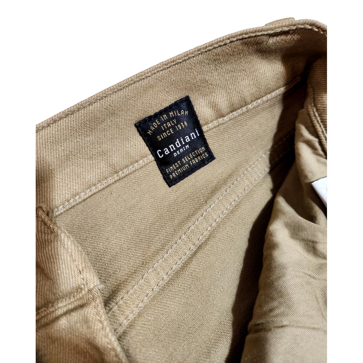 M8 Straight Comfort Organic Ecru Beige Denim