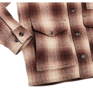 Mackinaw Wool Cruiser Jacket Brown Tan Ombre - Jacket