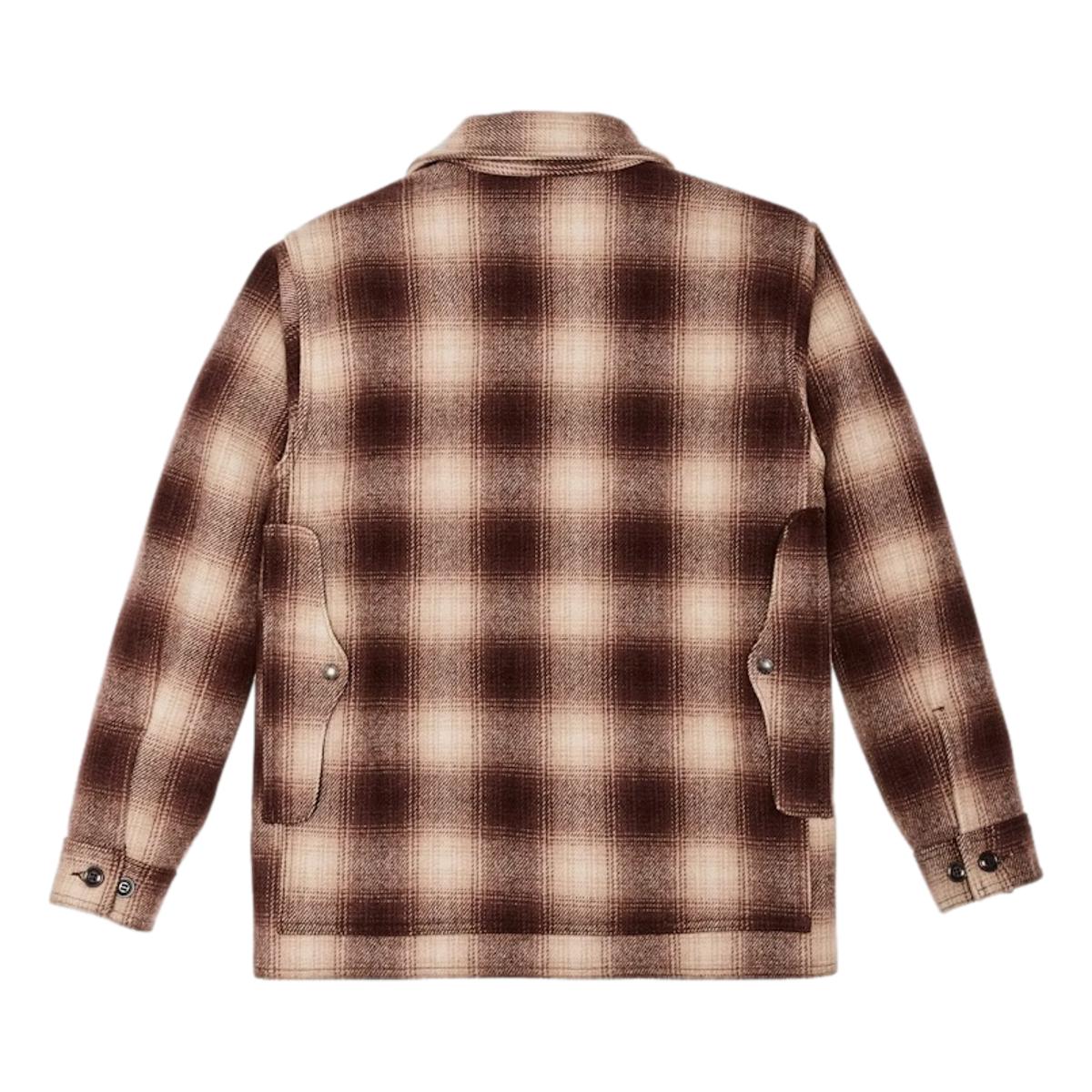 Mackinaw Wool Cruiser Jacket Brown Tan Ombre - Jacket