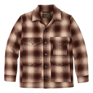 Mackinaw Wool Cruiser Jacket Brown Tan Ombre - Jacket