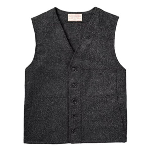 Mackinaw Wool Vest Charcoal - Vest