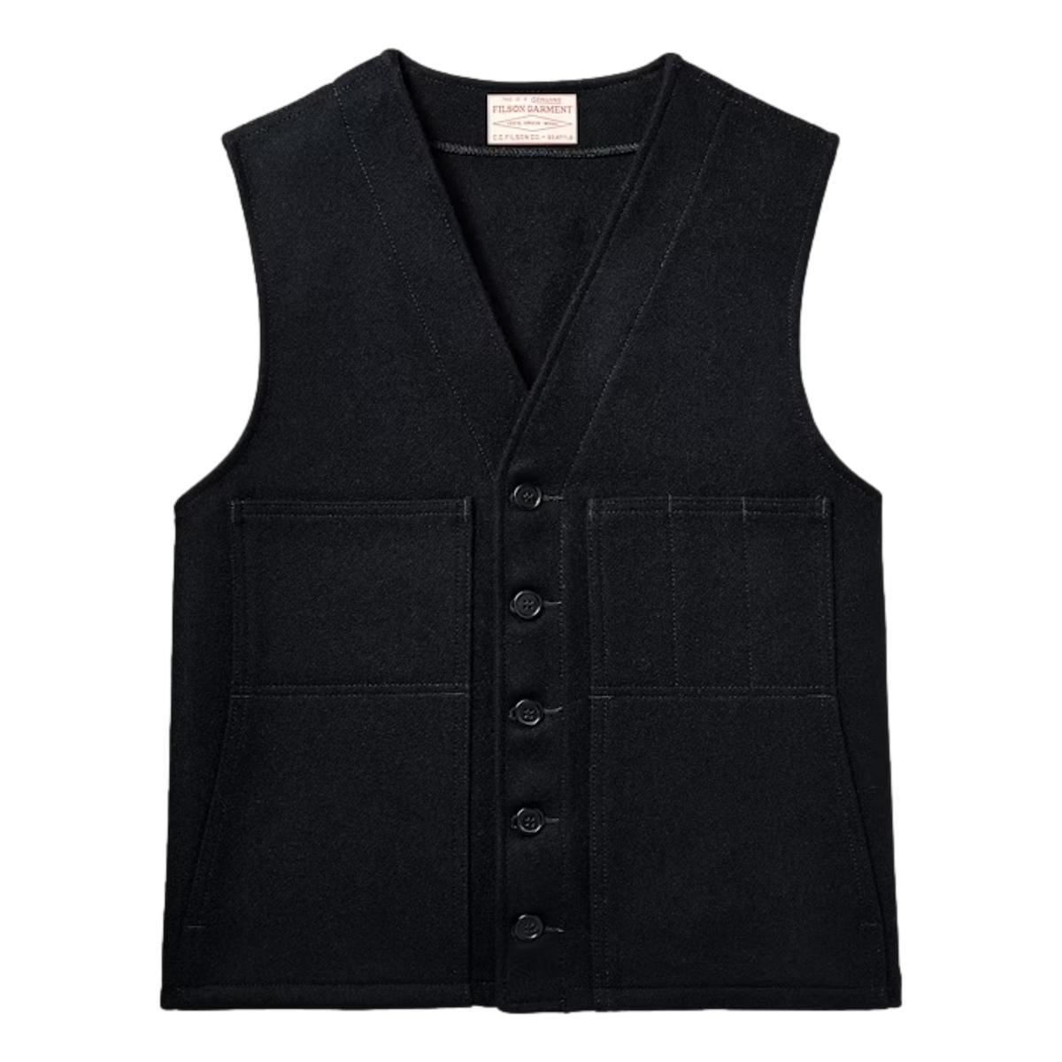 Mackinaw Wool Vest Navy - Vest