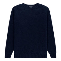 Made-in-Scotland Navy Shaggy Dog Sweater - Sweater