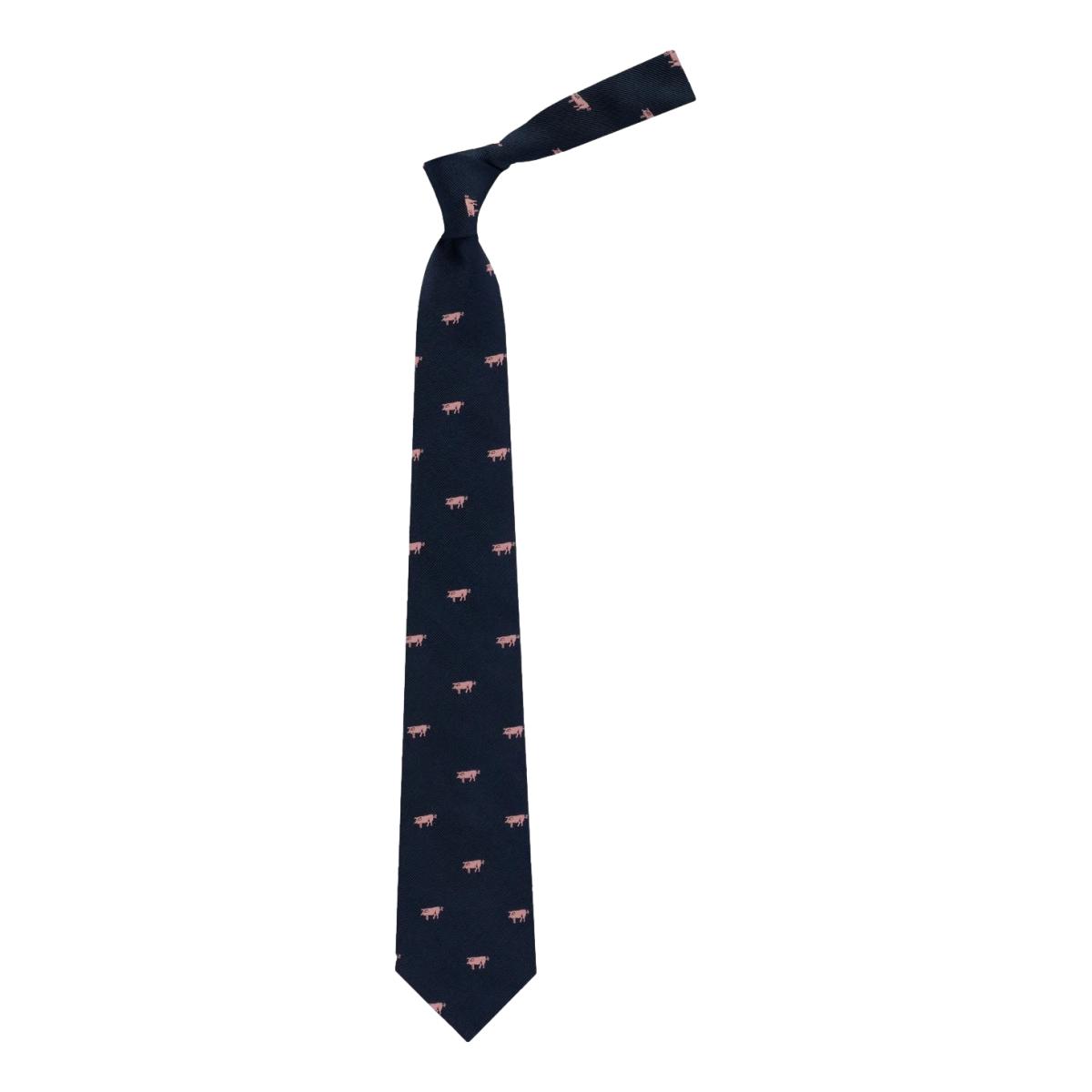 Made-in-USA Navy Pigs Club Tie - Tie