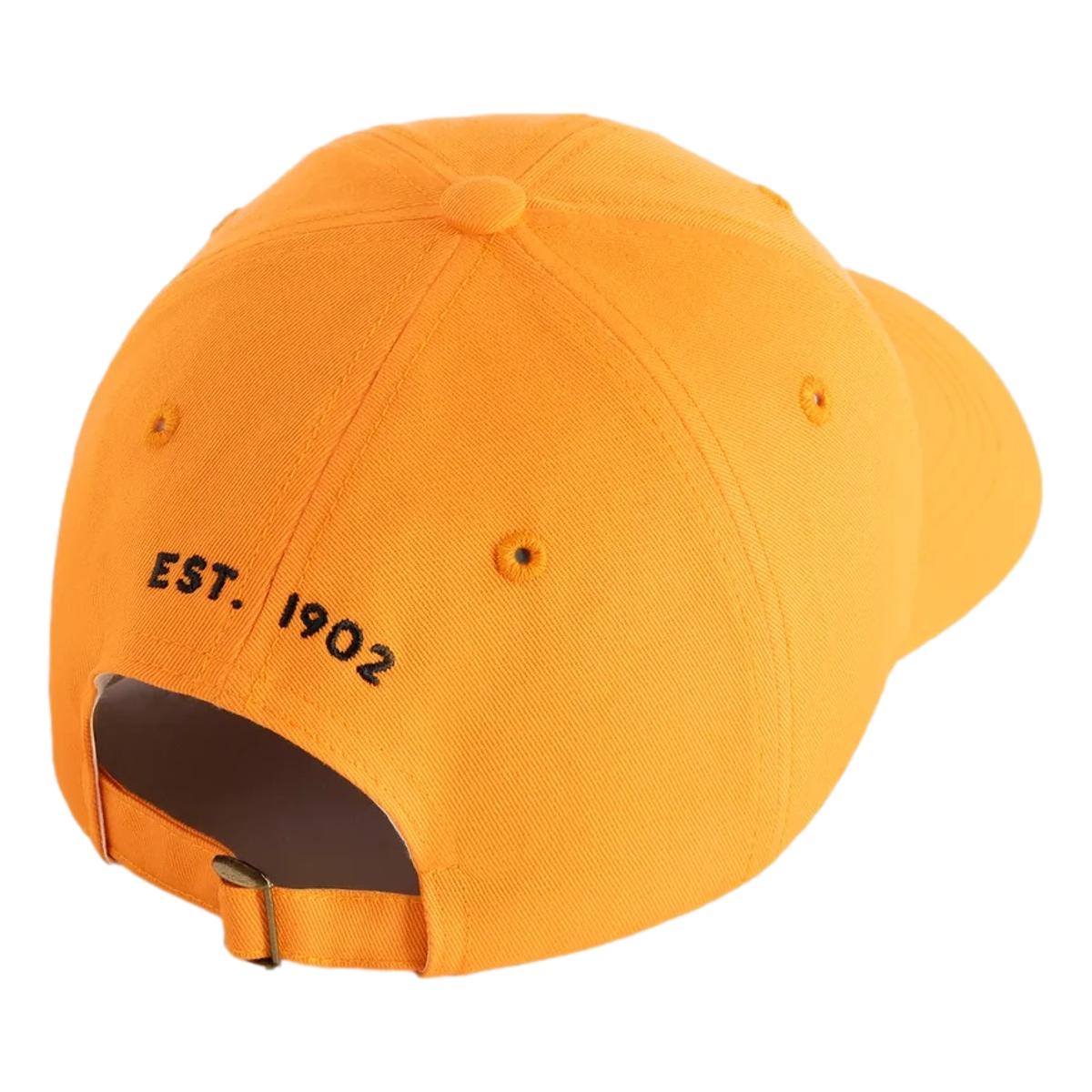 Made-in-USA Orange J. Press Embroidered Logo Dad Hat - Hat