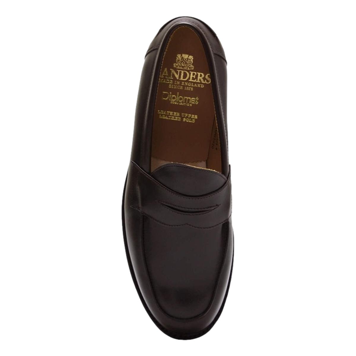 Madrid Dark Brown Calf Buttseam Loafer - Shoes/Boots