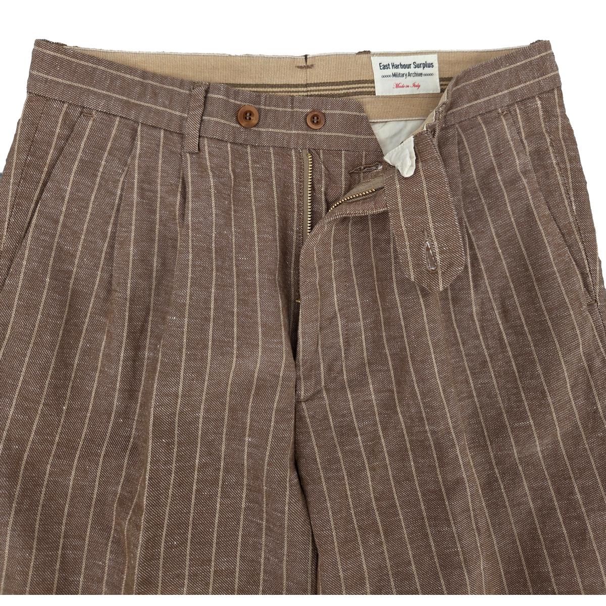 Martin Trouser Stripe Beige - Pant