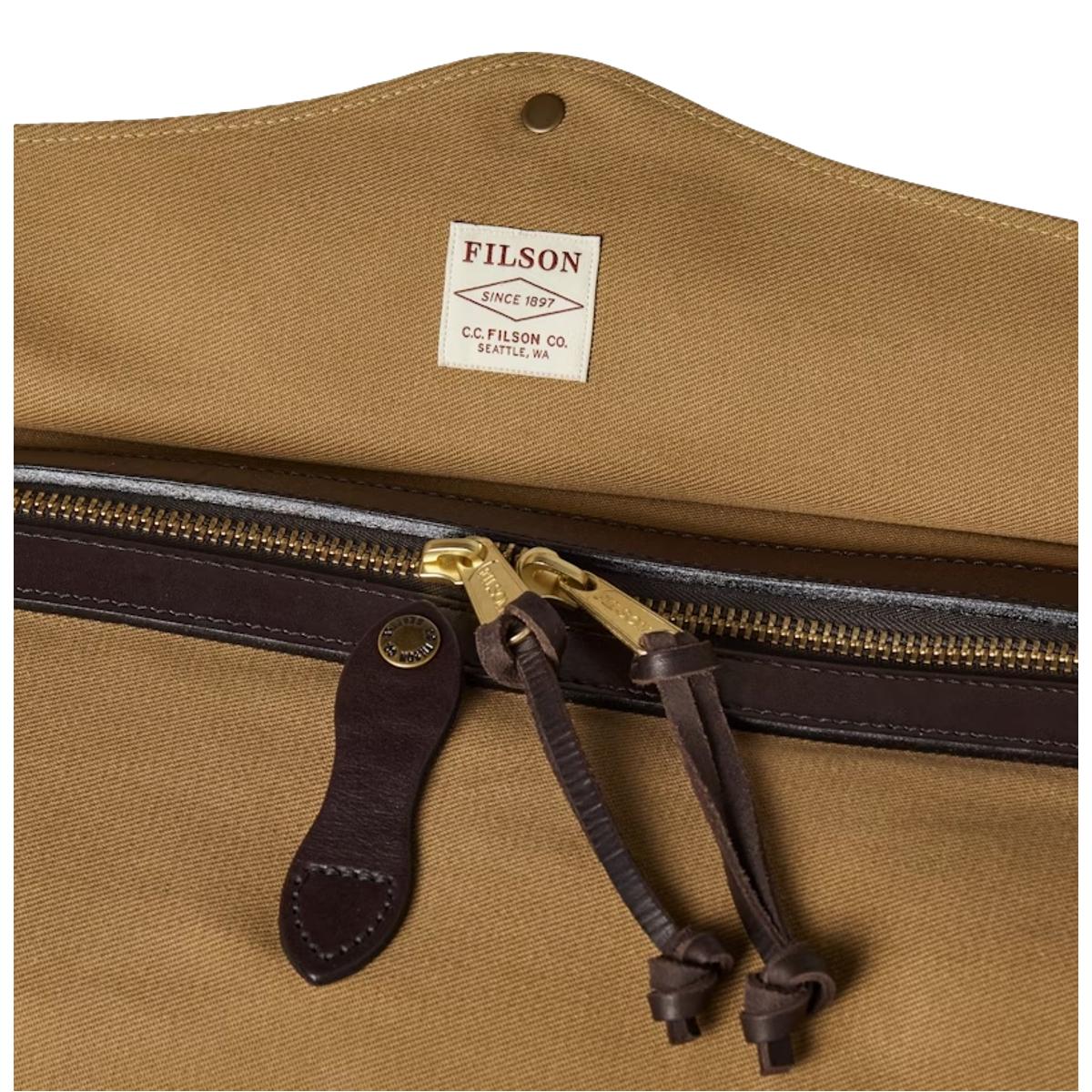 Medium Rugged Twill Duffle Bag Tan