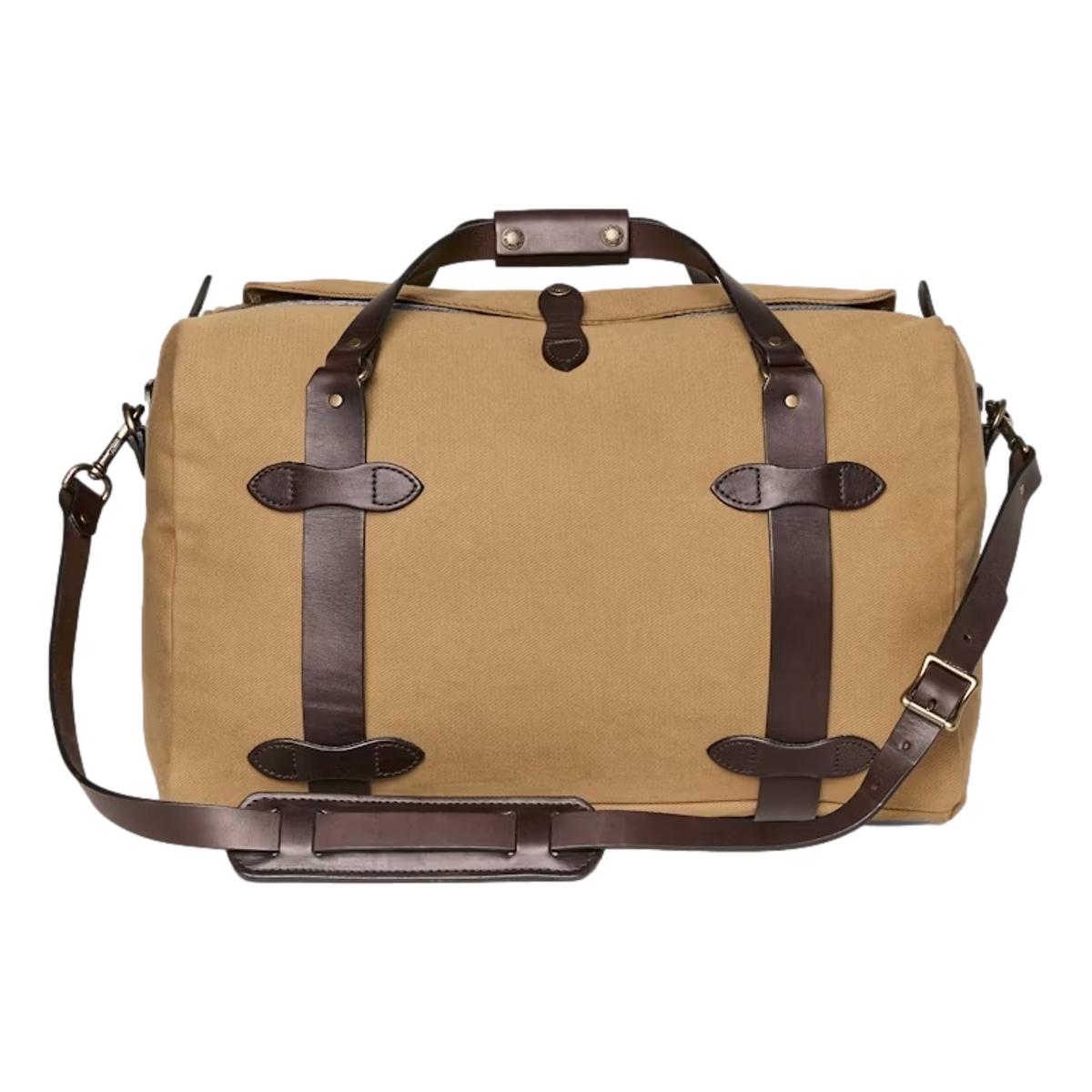 Medium Rugged Twill Duffle Bag Tan