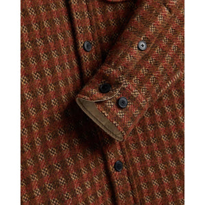 Merino Tweed Shirt Brown - Shirts