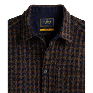Merino Tweed Shirt Navy - Shirts
