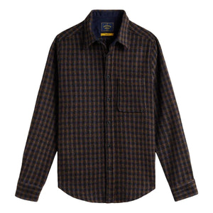 Merino Tweed Shirt Navy - Shirts