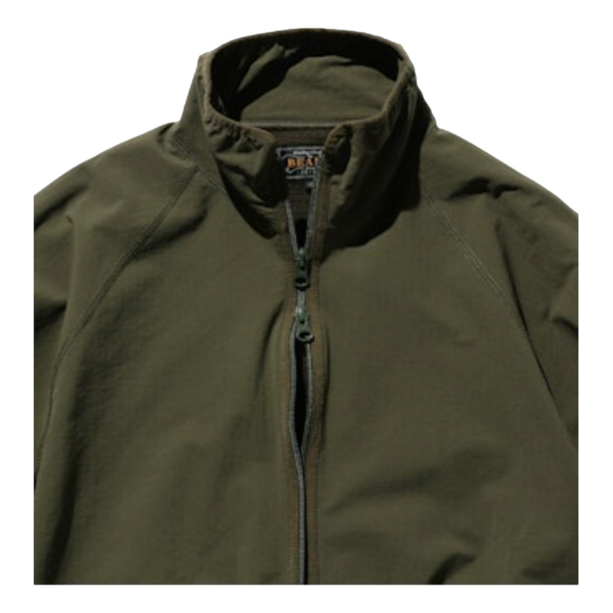 MIL Liner Jersey Back Fleece Olive - outerwear