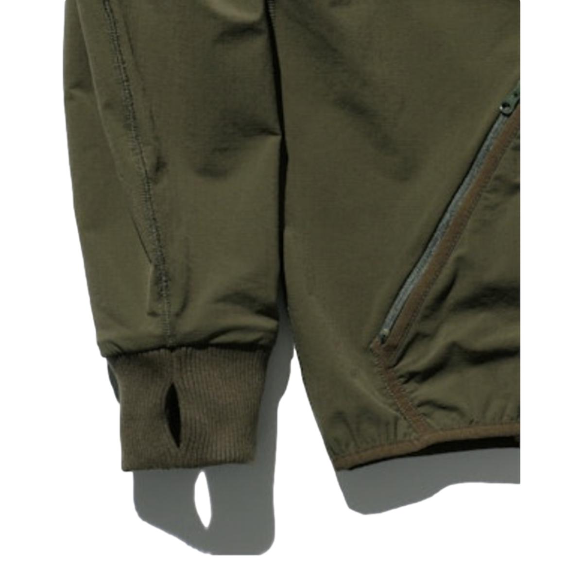 MIL Liner Jersey Back Fleece Olive - outerwear