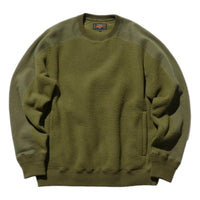 Military Crew Fleece Olive - Sweatshirt
