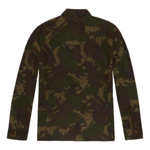 Military Jacket Camo Dry Waxed Poplin - Jacket