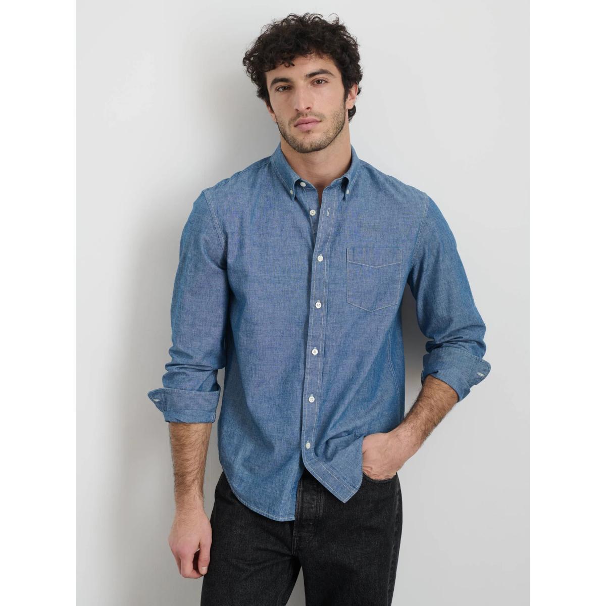 Mill Shirt Washed Chambray - Shirts