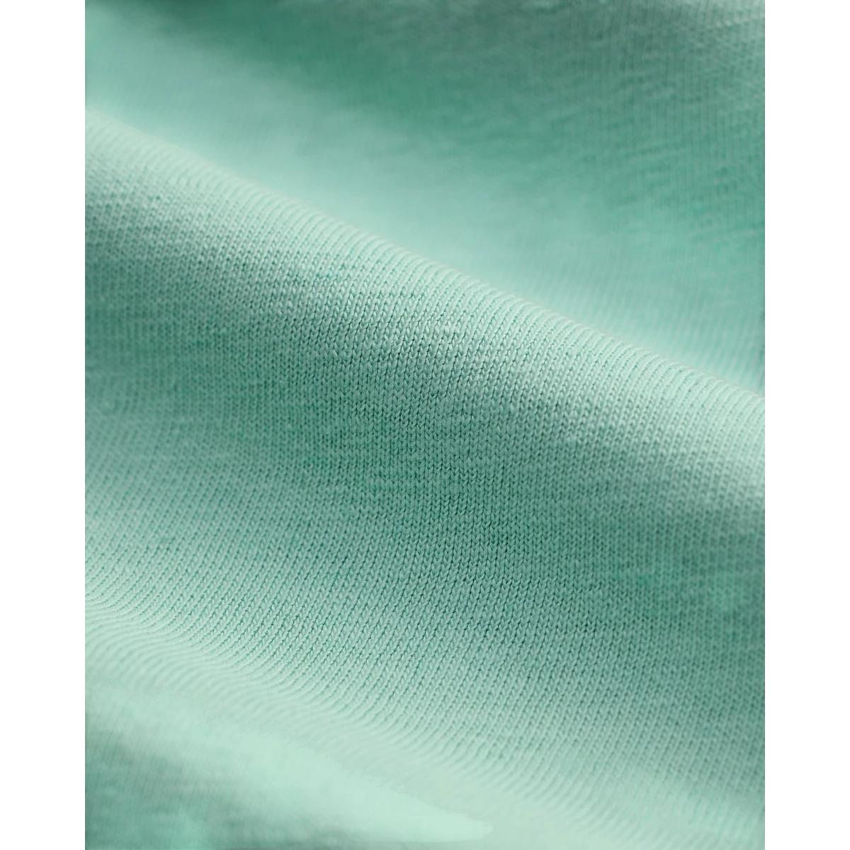 MILWORK faded turquoise cotton-hemp graphic t-shirt with vintage effect and western-inspired logo.