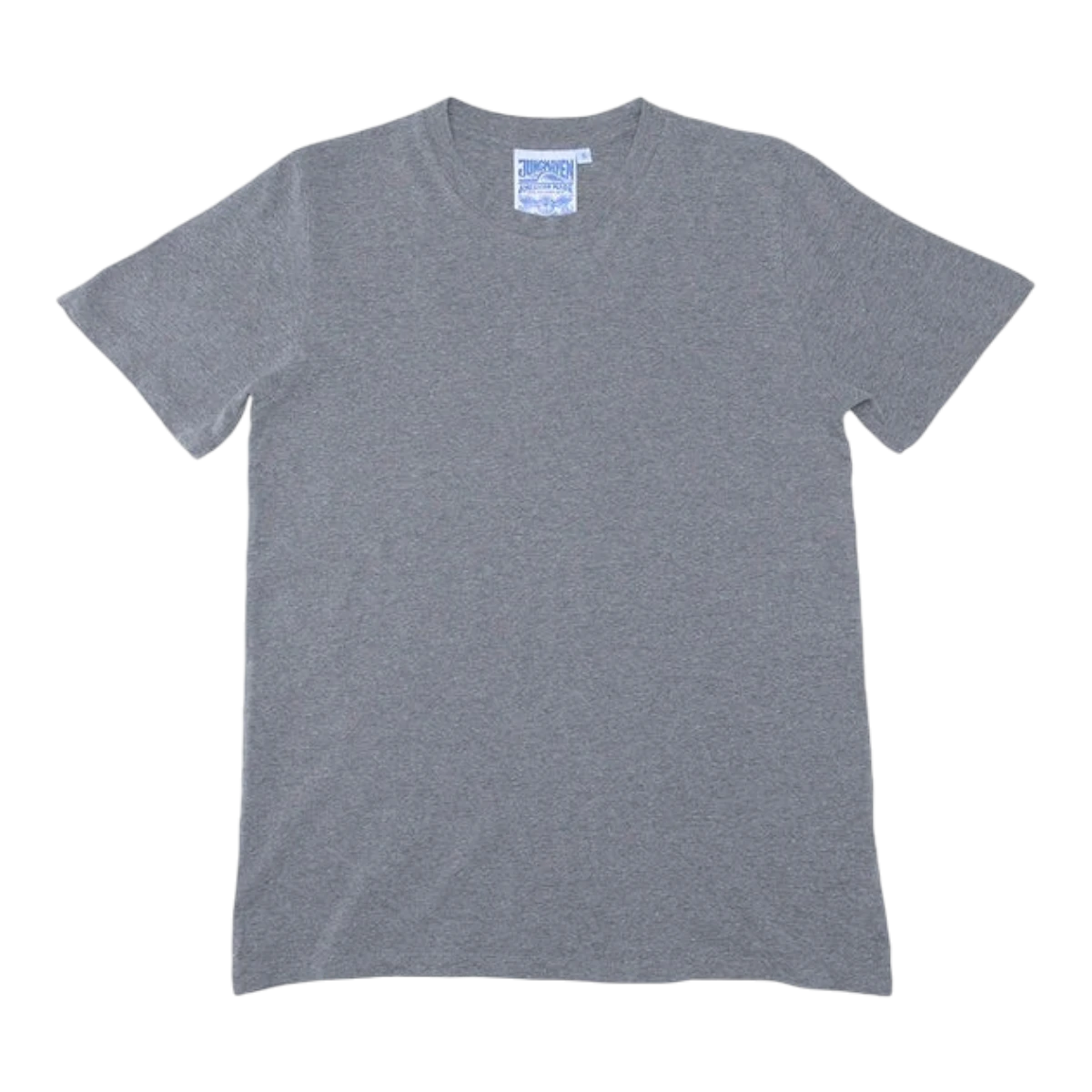 MILWORK Heathered Jung Tee in Diesel Gray, a classic fit short sleeve crewneck made from a durable and soft hemp jersey blend.