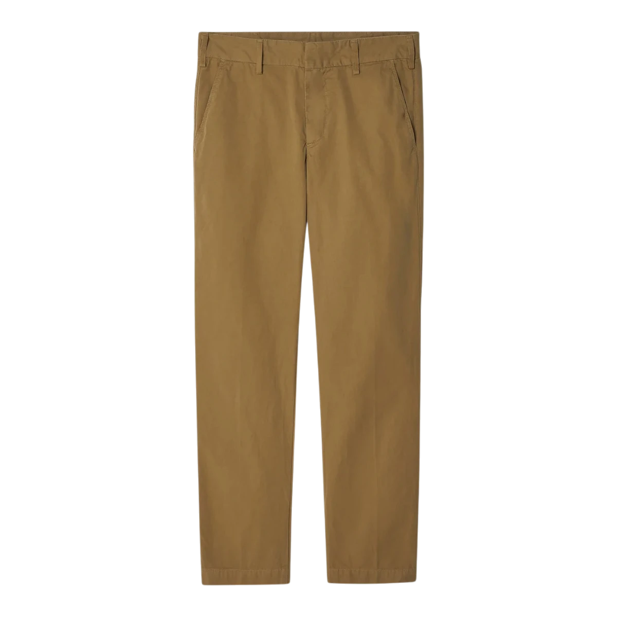 MILWORK Kraft twill chino pants in a straight fit, made from 100% cotton with a micro-sanded finish.