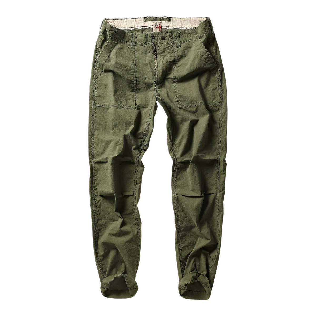 MILWORK Suprfly Supply Pant in military olive green cotton with multiple pockets and a relaxed fit.