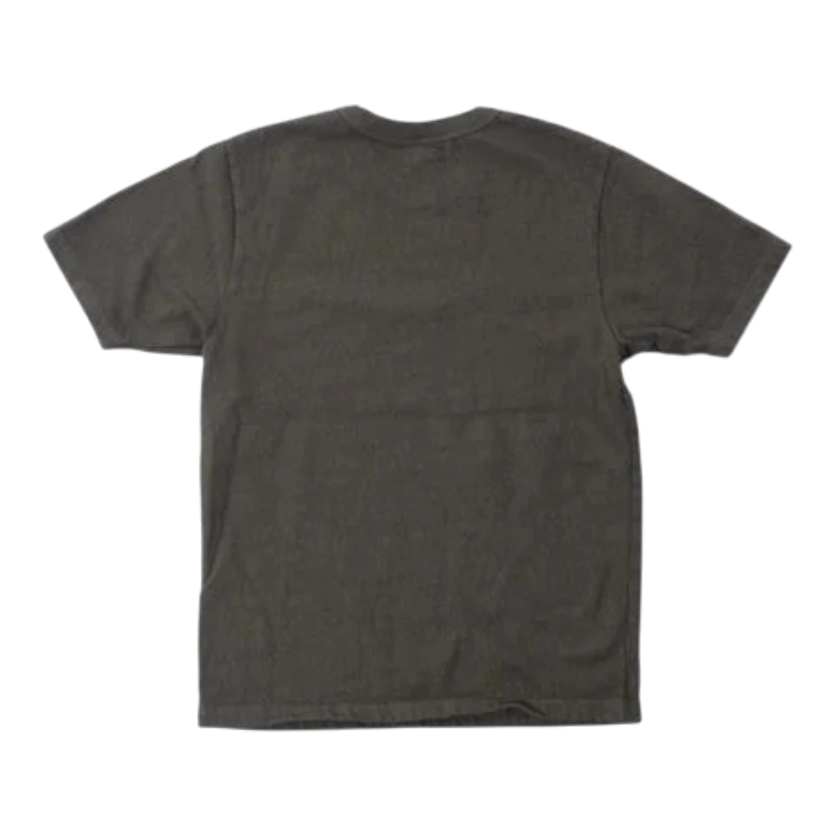 MILWORK No.8 Slub Nep Short Sleeve T-Shirt in Olive. Durable 9.5 oz organic cotton jersey with unique slub texture and neps.