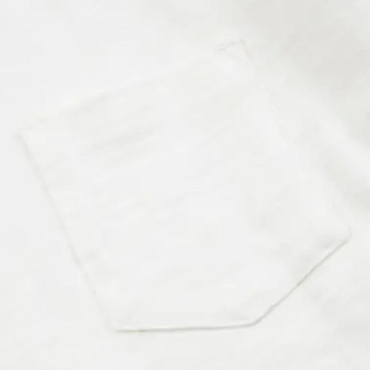 MILWORK white slub cotton crew neck pocket tee with a relaxed fit and lived-in texture.